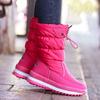 Женские зимние ботинки, зимние ботинки на платформе, толстые плюшевые непромокаемые нескользящие ботинки, модная женская зимняя обувь на теплом меху, Botas Mujer