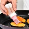 Силиконовая бутылка для масла с крышкой и кисточкой, термостойкая, для соуса, барбекю, блинов, выпечки, торта, барбекю, кухонные гаджеты lijiao