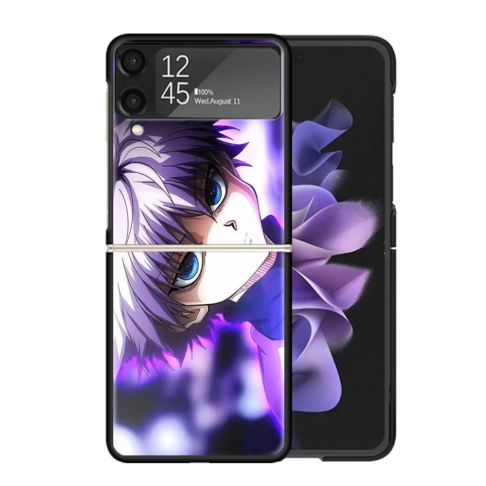 Hunter X Killua Clear Phone Case For Samsung Z Flip 7 6 5 4 3 Galaxy ZFlip7 ZFlip6 ZFlip5 ZFlip4 ZFlip3 5G Print Cover Z Flip 7