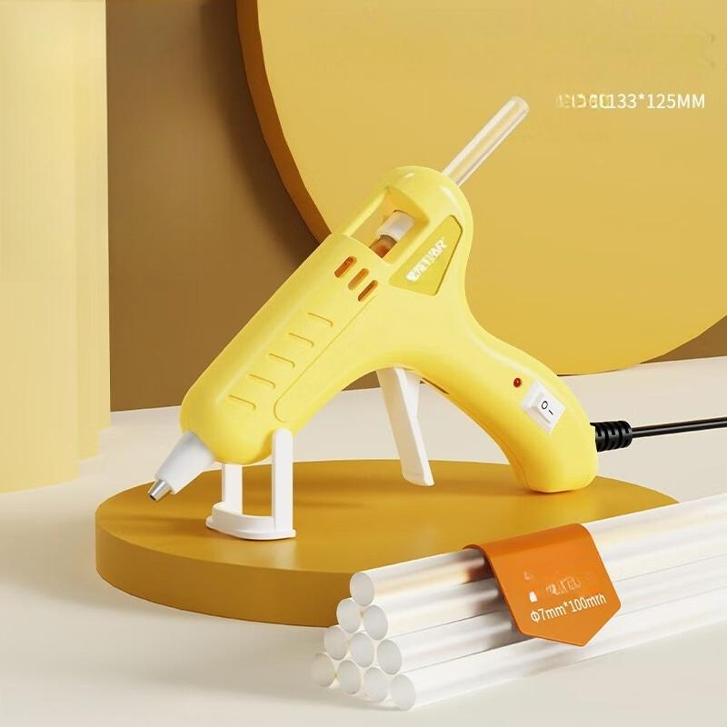 Children's Hot Melt Adhesive Gun 20W Industrial Grade Leak Proof Adhesive Handmade Household Rapid Heating Melting High Adhesive Hot Melt Adhesive Gun