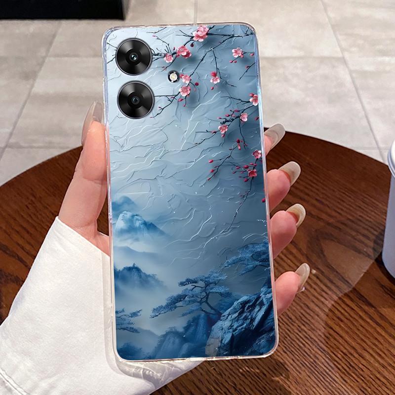 Чехол для Realme Note 60 60X Эстетичный Модный Милый Кот Прозрачный Мягкий Силиконовый Чехол Для Realme Note60 X Note60X Чехол для Телефона