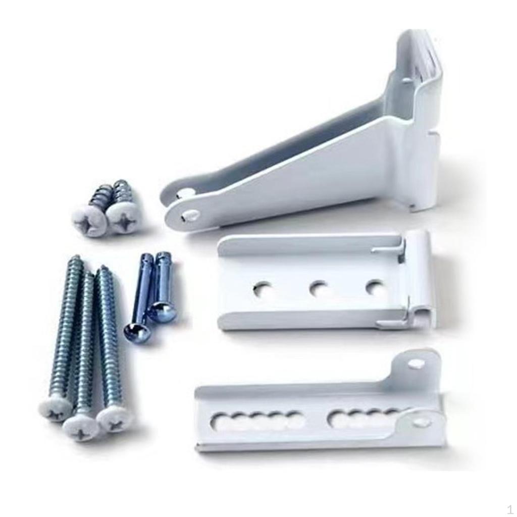Door Closer Bracket Anti Sag Gate Kit Stable Sturdy Heavy Duty Industrial Frame Repair