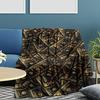 Dollar Bill Pattern Print Million Dollar Blanket Gift Suitable For Giving Gifts Flannel Blanket