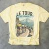 Футболка Tour De France, Велосипедная футболка, Унисекс футболка Comfort Colors, Подарки для велосипедистов, Футболка для шоссейного велосипеда, Футболка с французской графикой, Футболка с велосипедом