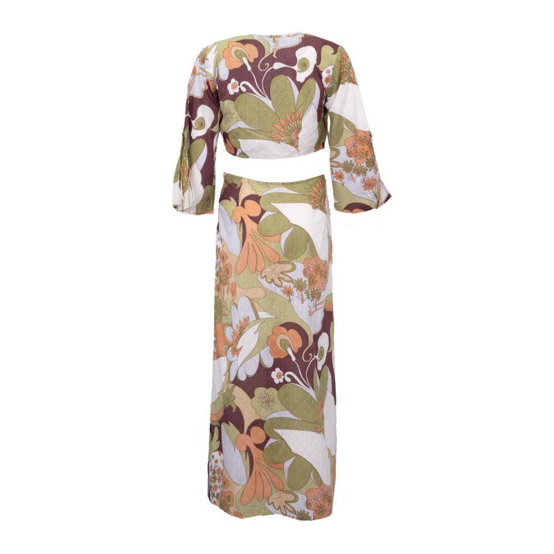 Женское платье Bahia с цветочным принтом и открытой спиной ANTIK BATIK