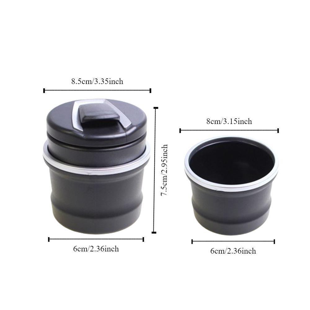 Portable Car Cup Holder Multi-functional Garbage Coin Storage Cup Container Car Ashtray