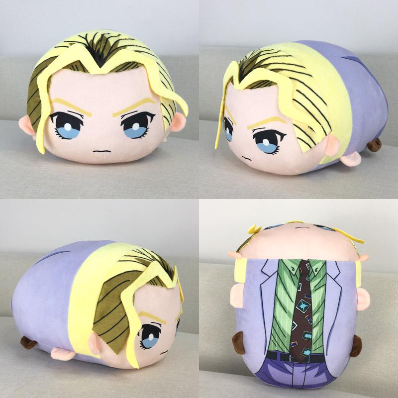 20 см Плюшевая Подушка-Подушка JoJo's Bizarre Adventure Хигашиката Джоске Джорно Джованна Косплей Набивная Кукла Игрушка для Фанатов Аниме