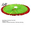 Cozy Tree Skirt for Pets Red Green Christmas Skirt 36/48 Inch Thick Faux Fur Xmas Winter Holiday Party Supplies Mat Furry Plush Round Carpet