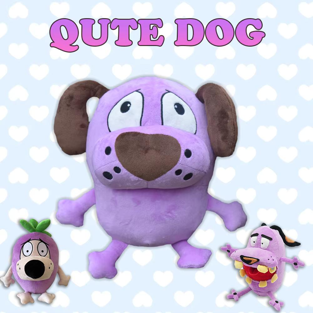 Плюшевые игрушки для собак Treasuringu Purple, мультяшные животные, пушистые куклы, кавайные собачки, игрушка-плюшевая игрушка, игрушка-собачка Баклажан, рождественские подарки