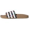 Оригинальные шлепанцы Rich Mnisi Adilette "Core Black /Cloud White/Supplier Colour" Женские GW0564