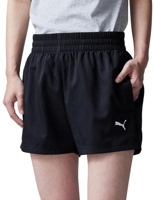 Повседневные ESS Puma Logo Политканые 4 Шорты 687543 2025 Цвет Puma Black Быстросохнущие Женские Весна/Лето (01)