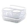 iwaki Pack & Range Square Glass Food Storage Containers Heat Resistant Microwave Safe PS-PRN-11W