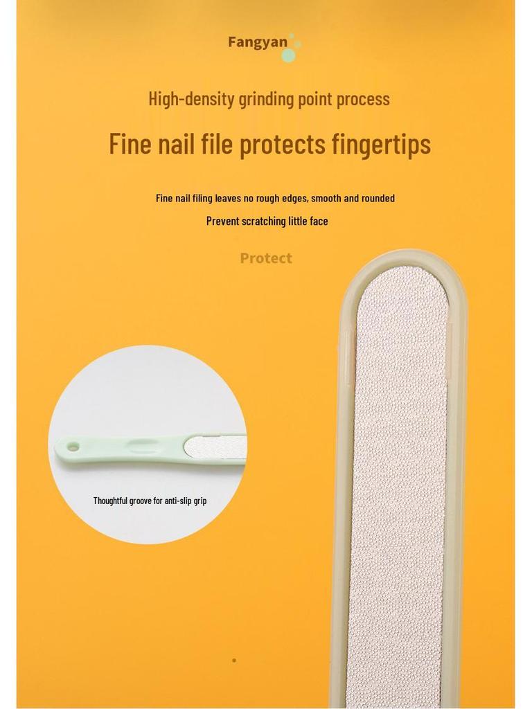 Newborn Baby Nail Clipper Set: Anti-Pinch Clippers, Children's Nail File & Ear Spoon