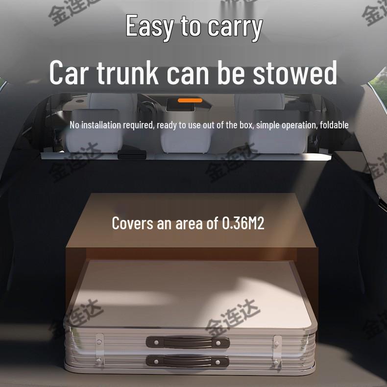 Портативный алюминиевый складной стол для обедов на открытом воздухе и рыночных прилавков - Регулируемый и компактный