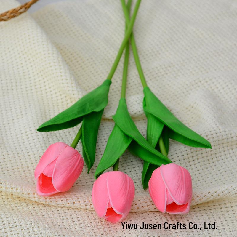 Искусственные тюльпаны для домашнего декора и свадебных букетов