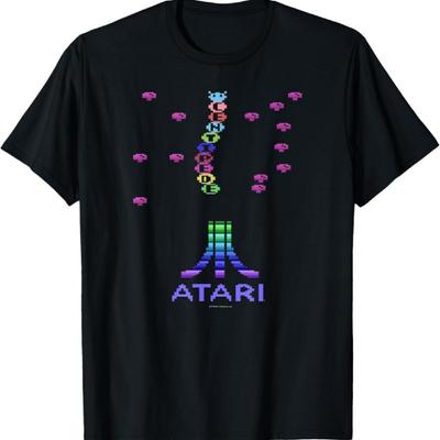 Футболка Ripple Junction x ATARI Centipede Arcade 8-битный геймерский дизайн