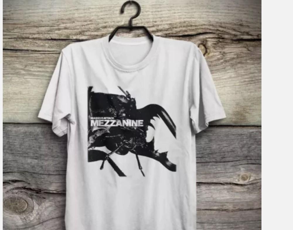 Massive Attack Mezzanine 1998 Футболка Ретро ХОТ ХОТ футболка Унисекс Футболка