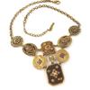 [C7664] - Brown 'Byzance' Designer Necklace