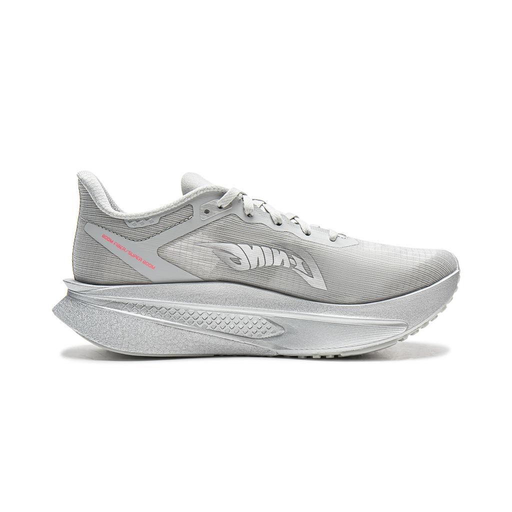 Li Ning Feidian 6 Challenger Низкие Беговые Кроссовки с Карбоновой Пластиной Женские Спокойный Серый ARMW004-5