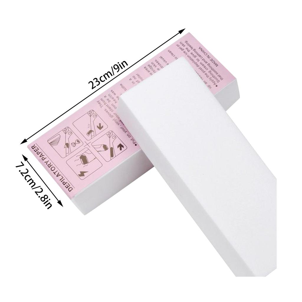 Одноразовая косметическая бумага для удаления волос, 100 шт., утолщенная нетканая бумага для удаления волос, медовая восковая бумага, инструмент для удаления волос