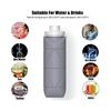 SPECIAL MADE Collapsible Water Bottles Cups Leakproof Valve Reusable Silicone for Gym Camping Travel Sports Lightweight Durable