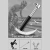 Aluminum-Alloy Mini Bike Tire Pump Portable 120PSI Bicycles Pump Balls Pump with Needle Fits Presta and Schrader Valves