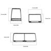 For Dodge Challenger 2008-14 Carbon Fiber Interior Air Vent Set Cover Trim 3 Pcs