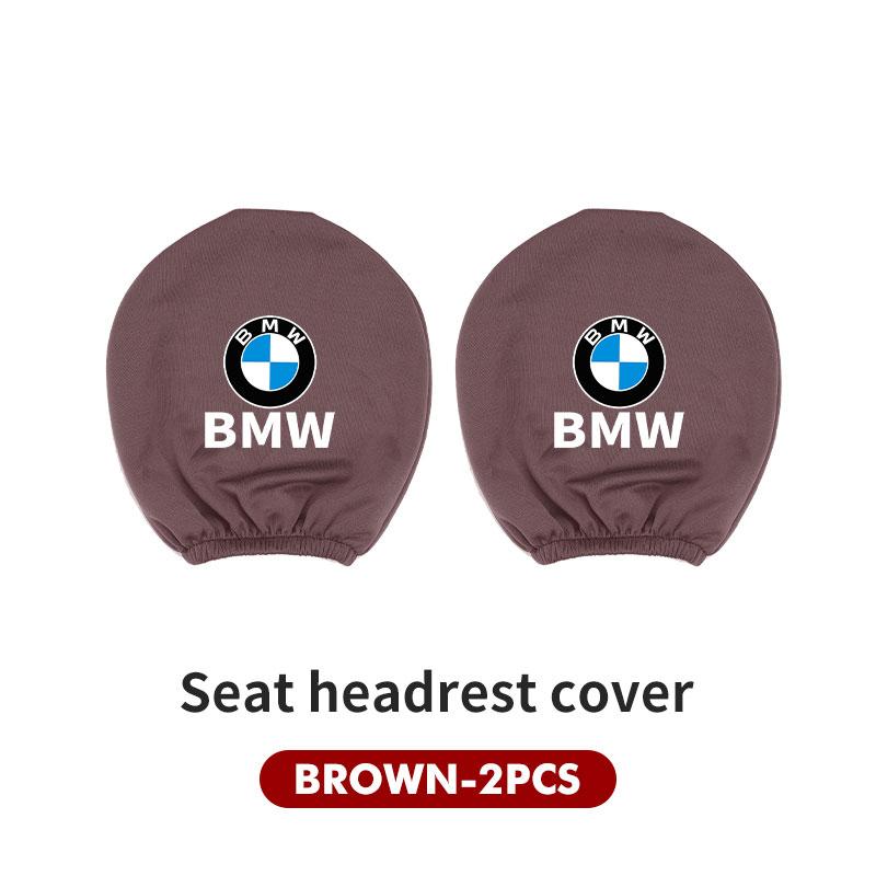 BAGD7 2026 Car Sticker Car Seat Headrest Neck Pillow Dustproof Protective Cover For BMW E87 E70 E91 E30 G20 E92 E93 E60 E46 E90 G30 E5