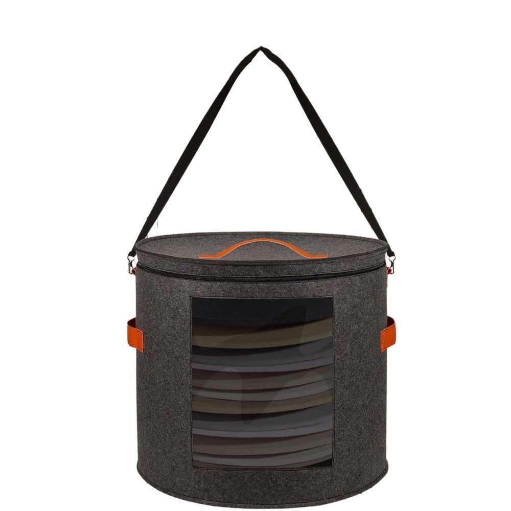 Ящик для хранения оконной шляпы, крышка на молнии, контейнер для ковбойской шляпы, удобный контейнер для хранения одежды на открытом воздухе