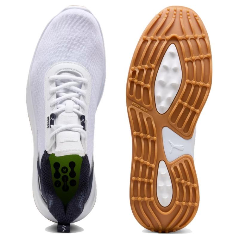 PUMA Fusion Crush Sport Men Comfort Fashion Low Top Golf Shoes White Blue 379204-07