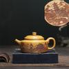 Китайский исинский фиолетовый глиняный чайник Традиционный ручной работы Красивый чайник-заварник Чайник из сырой руды Цзыша Чайная посуда 220 мл