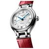 LONGINES Elegant Series Automatic Mechanical Movement Elegant Simple Women's White Dial Stainless Steel Case Crocodile Leather Strap L8.124.4.87.2