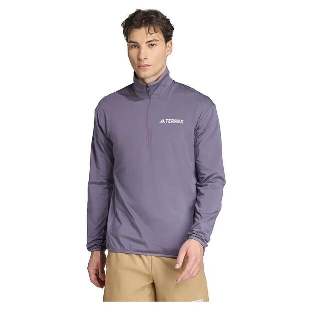 Adidas Fleece Jacket with Half-zip Terrex Multi Climawarm Tech