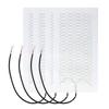 4Pcs Universal 12V 2 Seats 4 Pads Carbon Fiber Heated Seat Heater Heating 6 Level Switch Winter Warmer Seat Cushion Covers
