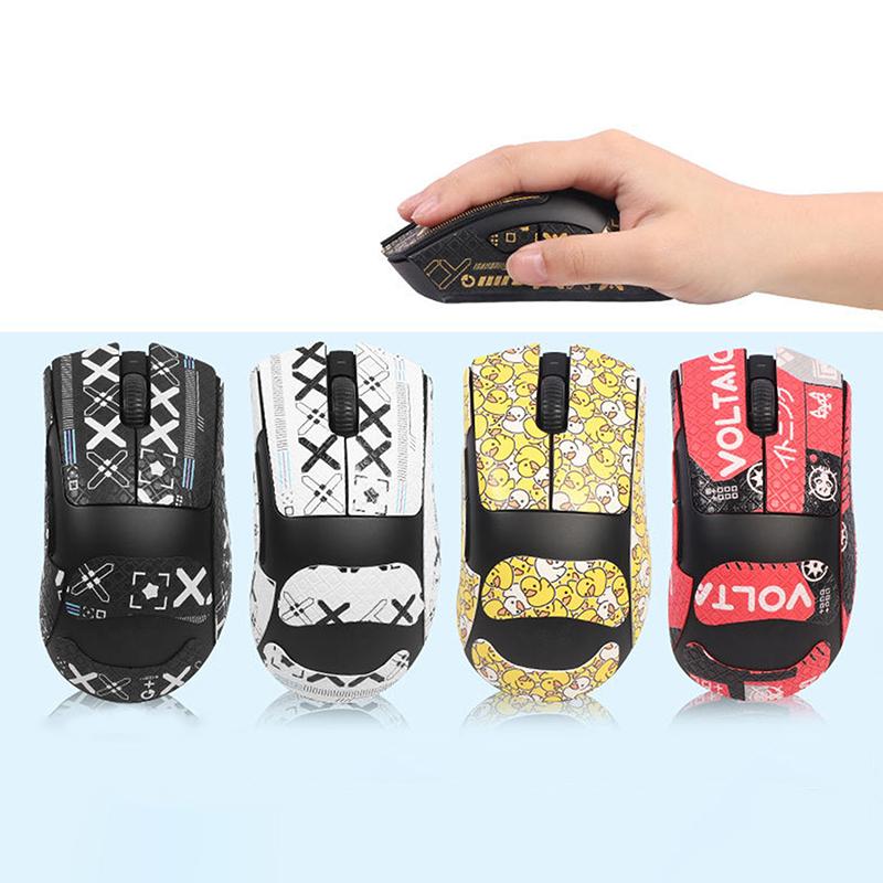 Наклейка для мыши, лента для захвата, скейт, ручная работа, противоскользящая, впитывающая пот, наклейка для мыши против скольжения для Razer Deathadder V3 Pro