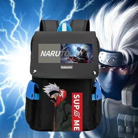 Школьная сумка Naruto Hinman Студенческая Сумка Harajuku Аксессуары Большая Вместимость Аниме Сумка для Компьютера Школьный Рюкзак