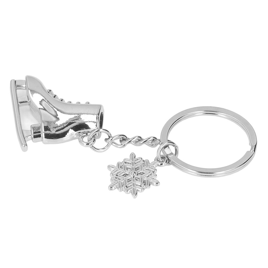 Metal Keychains Cute Shaped Fashionable Skiing Style Key Rings for Competition Souvenirs