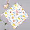 Six Layers of Cotton Square Towel High Density Cotton Small Towel Baby Washcloth Cartoon Gauze Drool Towel Print Small Handkerchief