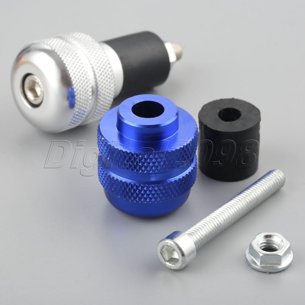 2шт 7/8"; 22 мм мотоциклетный алюминиевый руль, сбалансированная вилка, слайдер, конец ручки, весовые ручки, крышка для Honda Suzuki