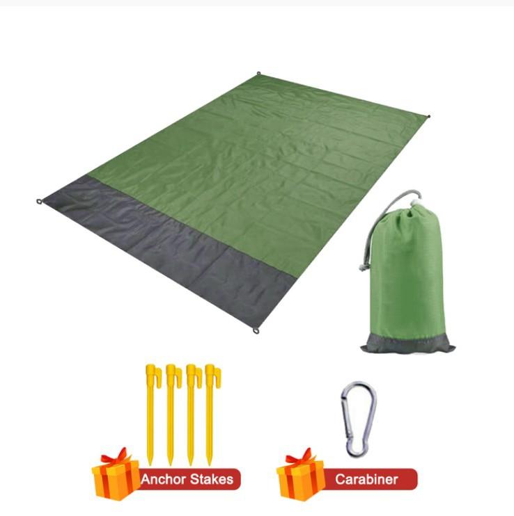 Ultra Light Picnic Proof Mat Portable Waterproof Sandproof Foldable Camping Beach Blanket for Outdoor Pocket Travel Essential