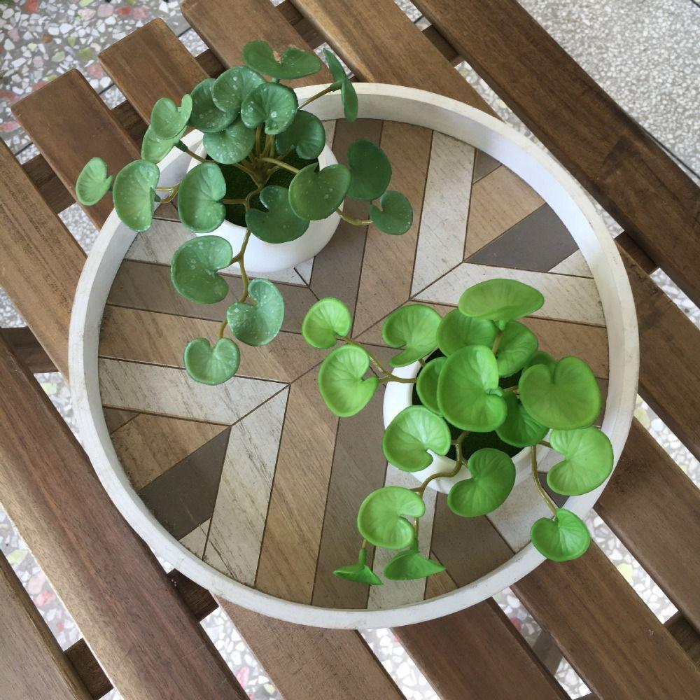 Window Porch Office Decor Garden Fake Ivy Leaves Copper Coin Grass Simulation Plant Desktop Bonsai