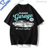 classic Garage Funny Short Sleeve Printed Unisex Tshirt Top Oversized T Shirt New Style Oneck Summer Unisexs Clothing Y2k Tees