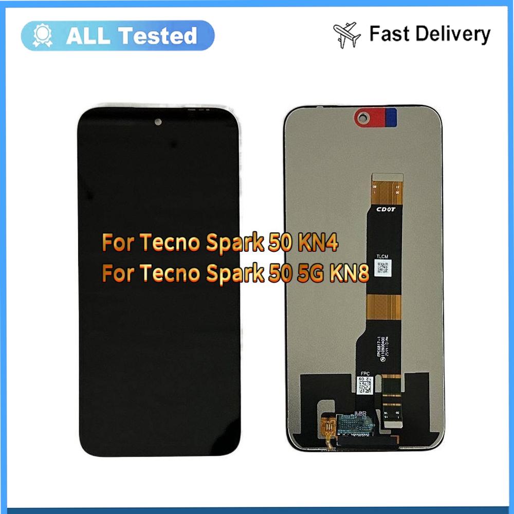 Полная сборка LCD-экрана и дигитайзера для Tecno Spark 50 KN4 Spark 50 5G KN8