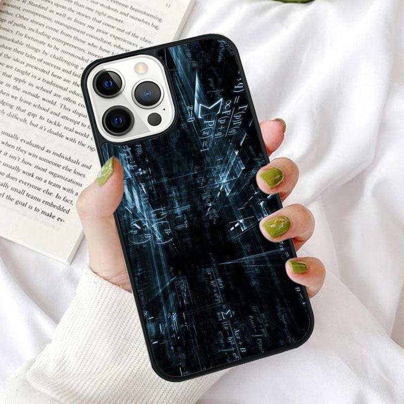 Чехол для телефона 'Мозги Гик Наука Математика Физика Формулы' для iPhone 17 Air 16 16e 12 11 13 14 15 Pro Max для Apple Plus