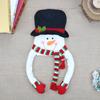 Top Christmas Tree Topper Cover Snowman Hat Xmas Tree Ornaments Home Decoration