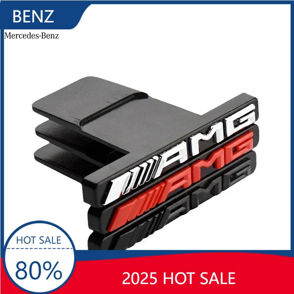 FBK3 Car For Mercedes benz AMG 3D ABS Mercedes Benz Logo AMG Grill Emblem Badge For Mercedes GLC G Class W204 W205 W212 W213 GT Model