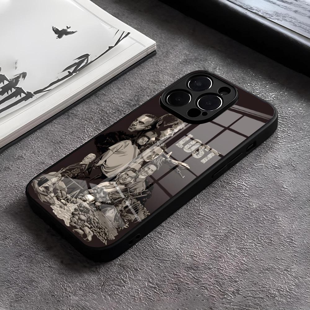 New Lost Tv Dharma Initiative Phone Case For IPhone 15 Pro Max 12 16 14 Plus 11 13 Pro X XR XS 7 8 Plus SE Glass Design Cover