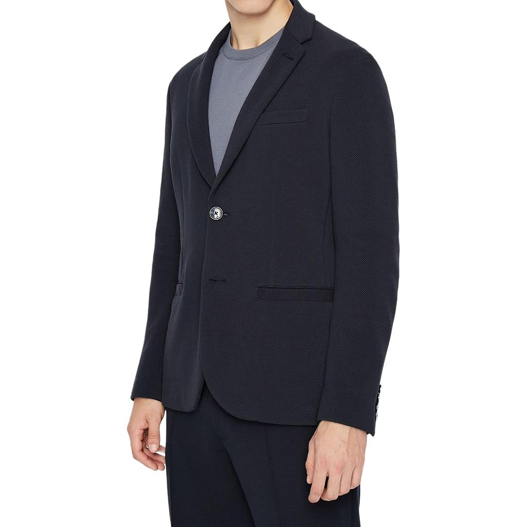 ARMANI EXCHANGE FW22 Business Suit Coat Men's Marine Blue 8NZG43-ZNUAZ-1583