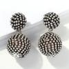 2022 New Products 16 Colors New Rhinestones Jewelry Statement Earrings Big Glass Drop Earrings for Women Fashion Accessories