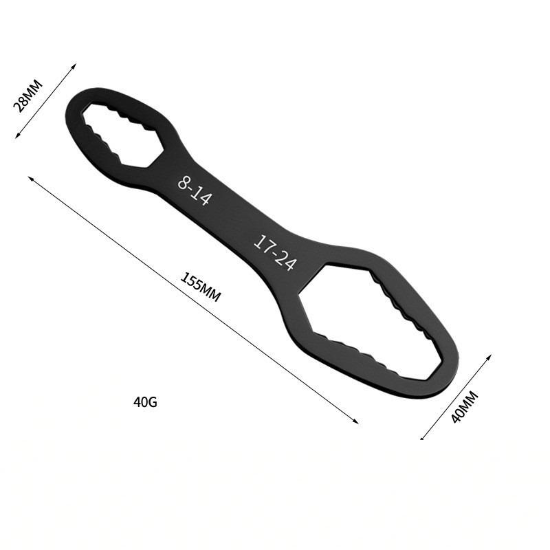 Multifunctional Bike Grip Self-lock Box Spanner Hardware Gear Household Adjustable Wrench Home Repair Tool Bicycle